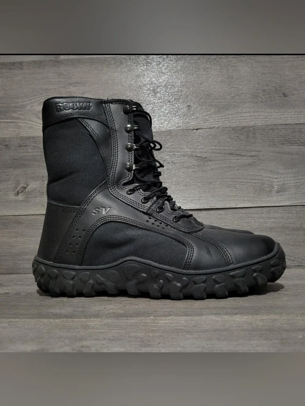 rocky S2V Waterproof Insulated Tactical Mens 12.5 W Military Boots black leather